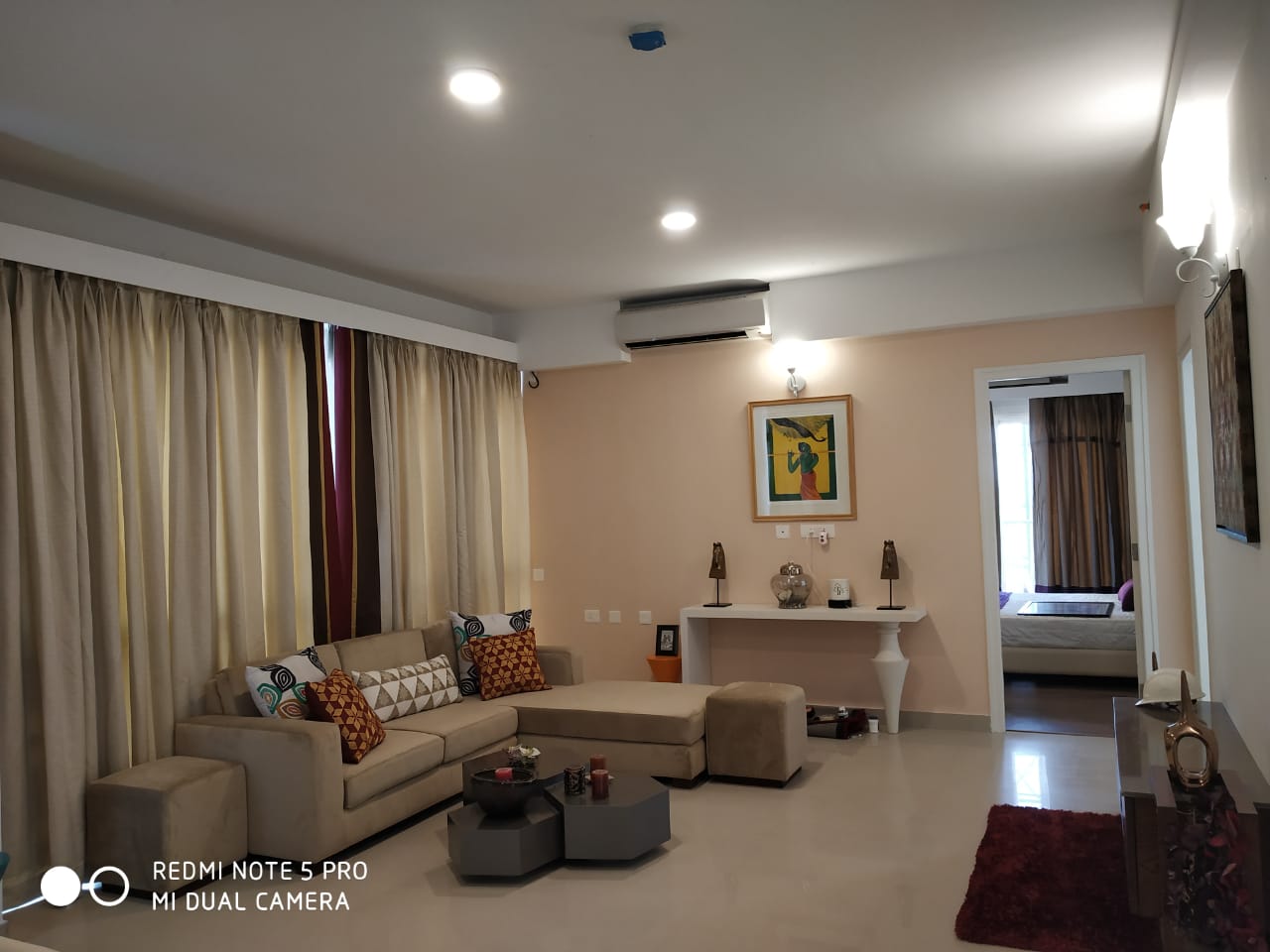 Fully Furnished Flat Rent Ansal Heights Maple Sector 43